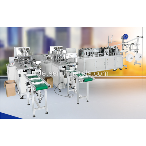 Automatische Gesichtsmaskenmaschine Doppellinie